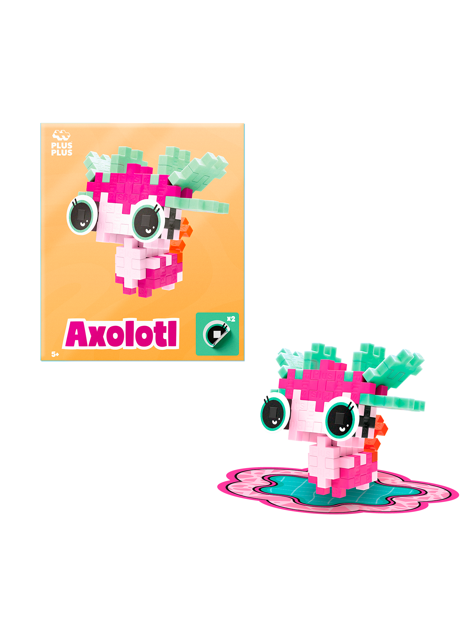 Husdjurspaket – Rosa Axolotl